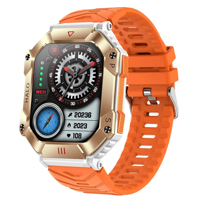 KR80 Smartwatch - Android/IOS - fitness tracker - heart monitor - IP67 - activity trackerSmart-Wear