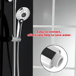 Digital showerhead with 3-color led - temperature controllerShower Heads