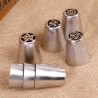 Pastry bag icing nozzles - cake decoration 7 piecesBakeware