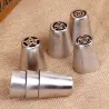 Pastry bag icing nozzles - cake decoration 7 piecesBakeware