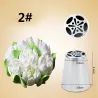 Pastry bag icing nozzles - cake decoration 7 piecesBakeware