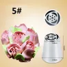 Pastry bag icing nozzles - cake decoration 7 piecesBakeware