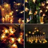 LED lights with bees - garden -solar powered - Christmas lightsChristmas