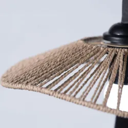 30cm Paper Rope Lampshade Hand Knit Vintage Lamp Shade Light Cover Ceiling Pendant Creative Retro Garden Style DIY LampshadeHome