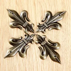 Antique brass - decorative corner protectors for furniture 4 piecesFurniture
