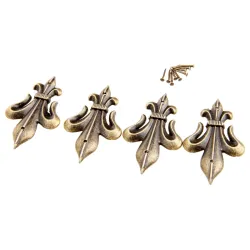 Antique brass - decorative corner protectors for furniture 4 piecesFurniture