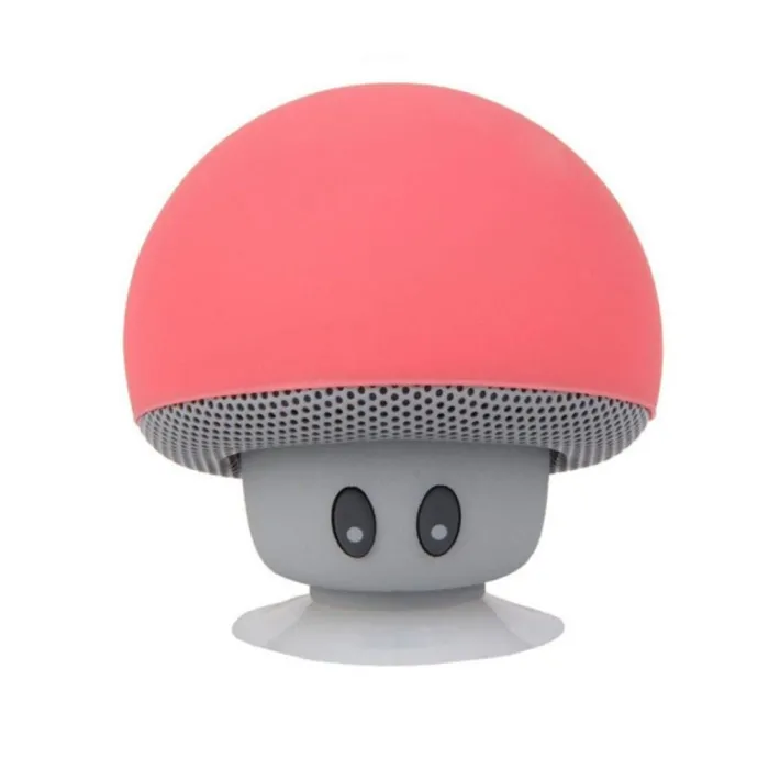 Mini Bluetooth speaker - wireless - with suction cup - mushroom shapeBluetooth speakers