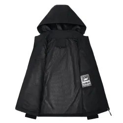 Men's waterproof rain hooded jacket - lightweight - hiking - windproofHome