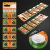 AG10 189 LR54 155V SR54 389 189 LR1130 cell coin alkaline battery 10 pcsBattery