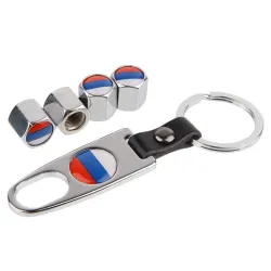 Russian flag - car wheel valve caps - 4 pieces setWheel parts