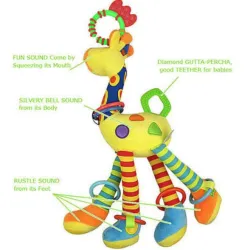 Soft Giraffe Animal Toy Baby Pram Bed HangerBaby & Kids