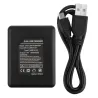 Dual Port Slot Battery Charger For GoPro Hero 5 Camera With USB CableBattery & Chargers