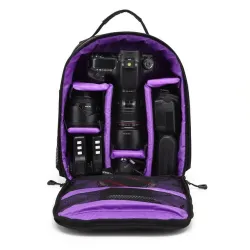 Canon Nikon DSLR HU-00 Waterproof Shockproof Padded Backpack CaseCamera