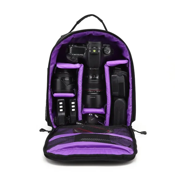 Canon Nikon DSLR HU-00 Waterproof Shockproof Padded Backpack CaseCamera