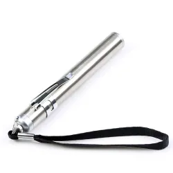 Round moon shape light - aluminium alloy - mini LED flashlight - torchTorches