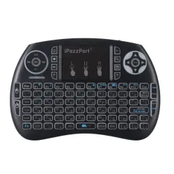 iPazzPort Wireless Mini Keyboard Touchpad With LED Backlight |Media player