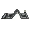 Flexible silicone - foldable - wireless - 107-keys keyboard - Russian - QwertyKeyboards