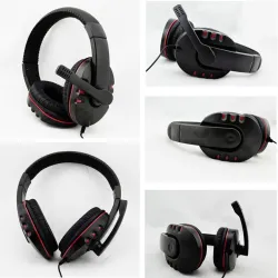 PlayStation 4 PS4 Wired 3.5mm Gaming Headset Microphone PCHeadsets