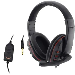 PlayStation 4 PS4 Wired 3.5mm Gaming Headset Microphone PCHeadsets