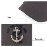 Baseball cap with anchor - cotton - adjustable - unisexHats & Caps