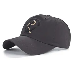Baseball cap with anchor - cotton - adjustable - unisexHats & Caps