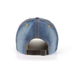 Fashionable cotton / jeans baseball cap with rhinestones starsHats & Caps
