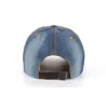 Fashionable cotton / jeans baseball cap with rhinestones starsHats & Caps