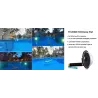 TELESIN 6" Waterproof Case Floating Trigger for GoPro Hero 4 3 3+ Lens Dome Cover HousingAccessories