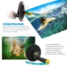 TELESIN 6" Waterproof Case Floating Trigger for GoPro Hero 4 3 3+ Lens Dome Cover HousingAccessories