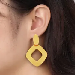 Geometric Gold Stud EarringsEarrings