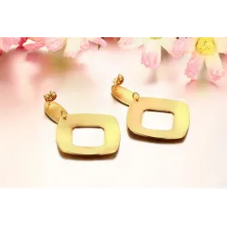 Geometric Gold Stud EarringsEarrings