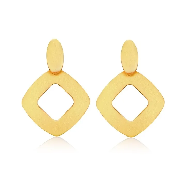 Geometric Gold Stud EarringsEarrings