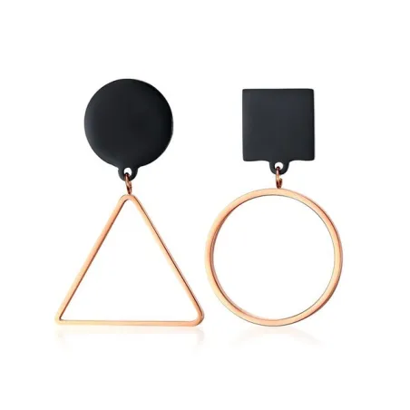 Asymmetrical geometric stud earringsEarrings