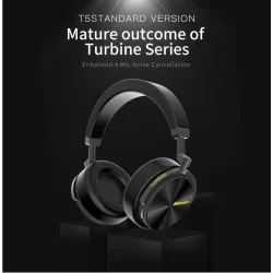 Bluedio T/5 Bluetooth Headphones Active Noise Cancelling Headset With MicrophoneEar- & Headphones