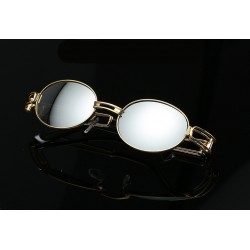 Retro Steampunk Small Round Sunglasses Unisex UV400Sunglasses