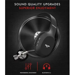Salar S11 Wireless Headset Foldable Bluetooth Headphones With MicEar- & Headphones
