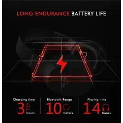 Salar S11 Wireless Headset Foldable Bluetooth Headphones With MicEar- & Headphones