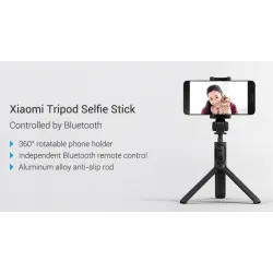 Original Xiaomi Handheld Mini Foldable Tripod 2 in 1 Monopod Selfie Stick Bluetooth WirelessTripods & stands