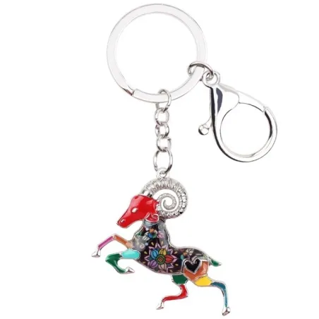 Aries Zodiac Sign Keychain KeyringKeyrings