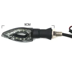 Waterproof Universal 12 LED Motorcycle Turn Signal Indicators Lights 2pcsMotorbike parts