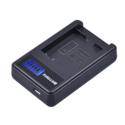 LCD USB Charger for Panasonic DMW BLG10 BLE9 BP-DC15 BPDC15Battery & Chargers