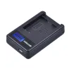LCD USB Charger for Panasonic DMW BLG10 BLE9 BP-DC15 BPDC15Battery & Chargers