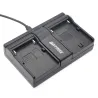 NP-F960 NP-F970 NP F930 Battery Dual Charger for SONY F950 F330 F550 F570 F750 F770 MC1500C HD1000CBattery & Chargers