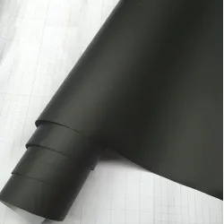 Motorcycle - scooter - matte black vinyl wrap stickerMotorbike parts