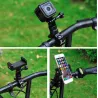 Gopro Hero 5 SJ6000 Xiaomi Yi2 rotatable bike handlebar mount holder adapter bracketMounts