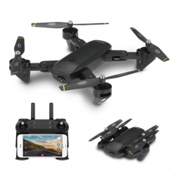 DM DM107 WIFI FPV Dual 2MP Camera Optical Flow Altitude Hold Foldable RC Drone QuadcopterDrones