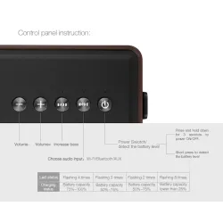 M4 WS-401 Bluetooth portable wireless speakerBluetooth speakers