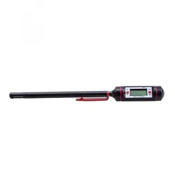 Digital food thermometer - stainless steel - for baking - cooking - meatBakeware