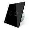 220 - 250V wall crystal glass touch switch panelLights & lighting
