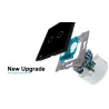 220 - 250V wall crystal glass touch switch panelLights & lighting